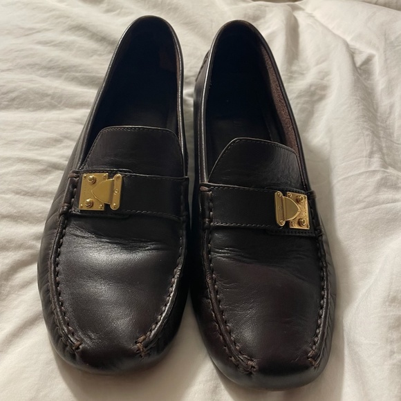 Gorgeous Vintage Louis Vuitton Brown Women’s Flats - Picture 1 of 7